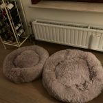 Round Plush Calming Dog Bed Donut-Style Anti-Anxiety Faux Fur Self-Warming photo review